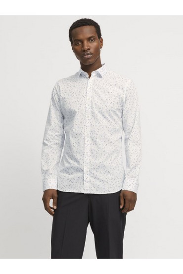 JJJOE PRINT SHIRT LS SS25 - ΛΕΥΚΟ