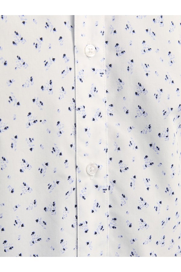 JJJOE PRINT SHIRT LS SS25 - ΛΕΥΚΟ