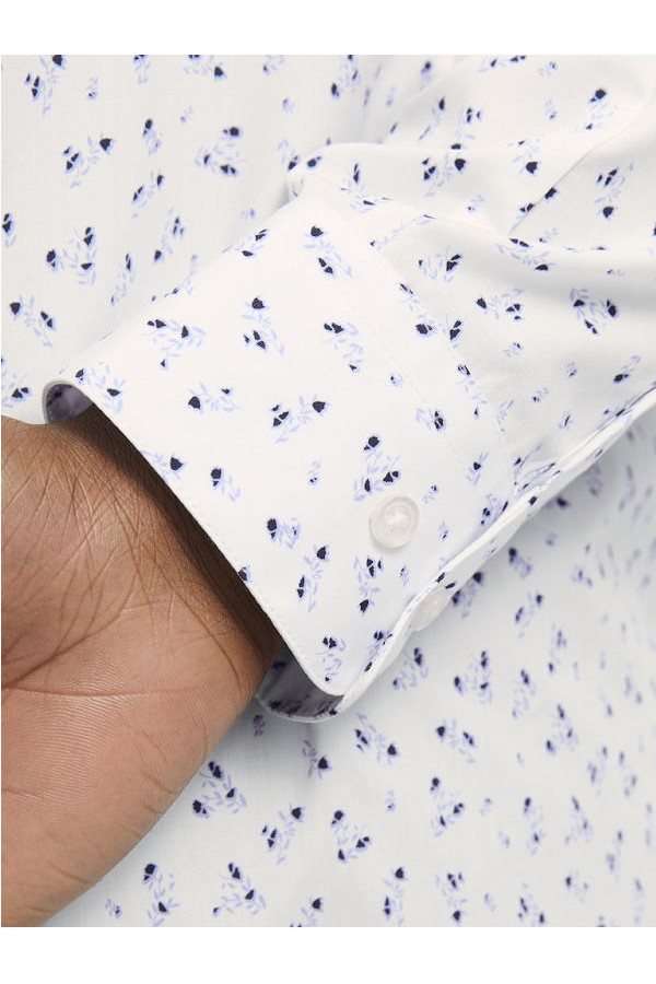 JJJOE PRINT SHIRT LS SS25 - ΛΕΥΚΟ