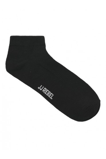 JREBREBEL LOGO SHORT SOCKS 5 PACK - ΜΑΥΡΟ