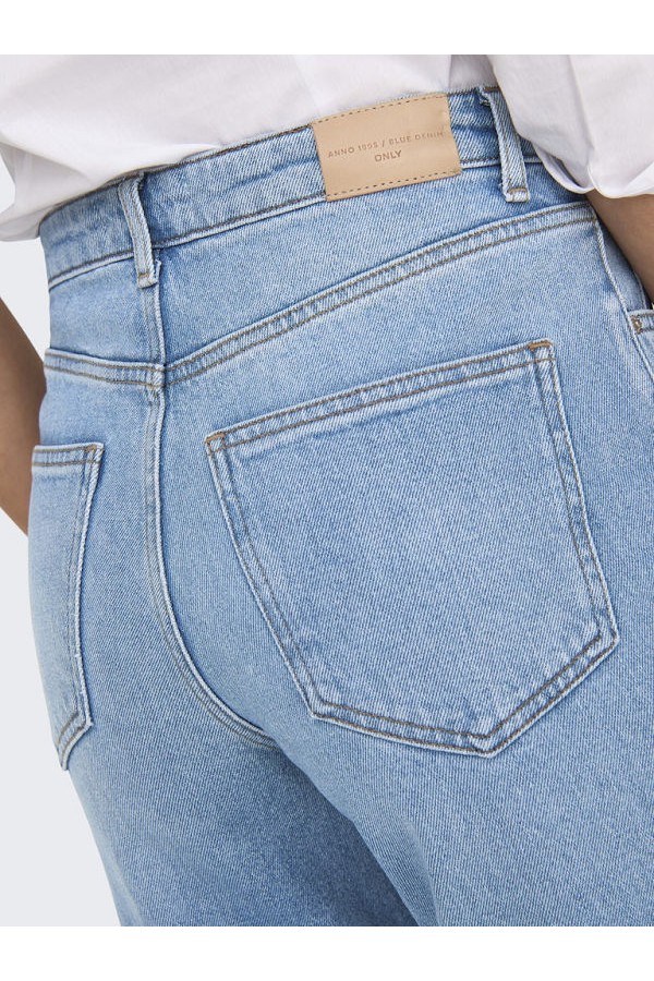 ONLJUICY HW WIDE LEG REA141 DNM NOOS - ΜΠΛΕ ΑΝΟΙΧΤΟ
