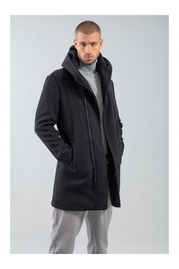 COAT MENS - ΜΑΥΡΟ