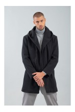 COAT MENS - ΜΑΥΡΟ