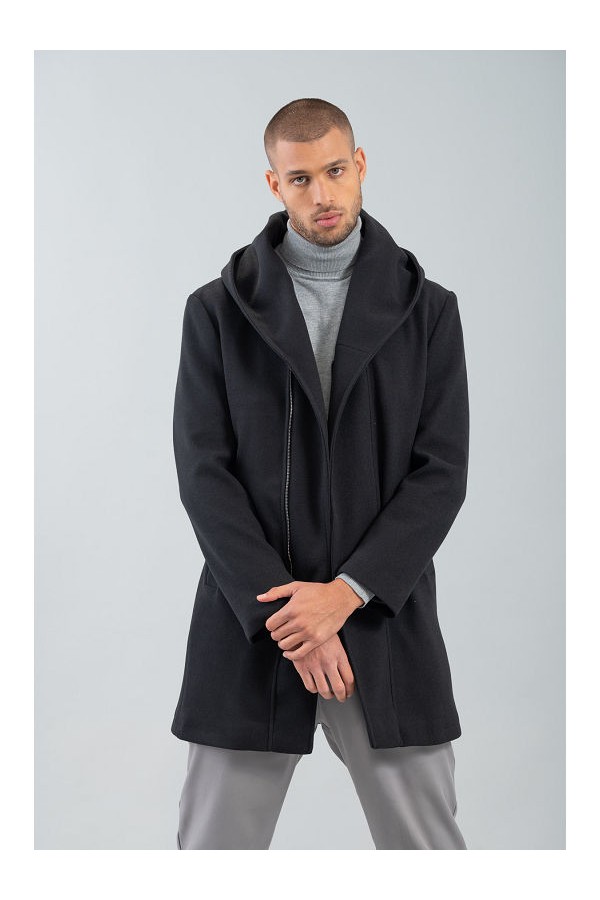 COAT MENS - ΜΑΥΡΟ
