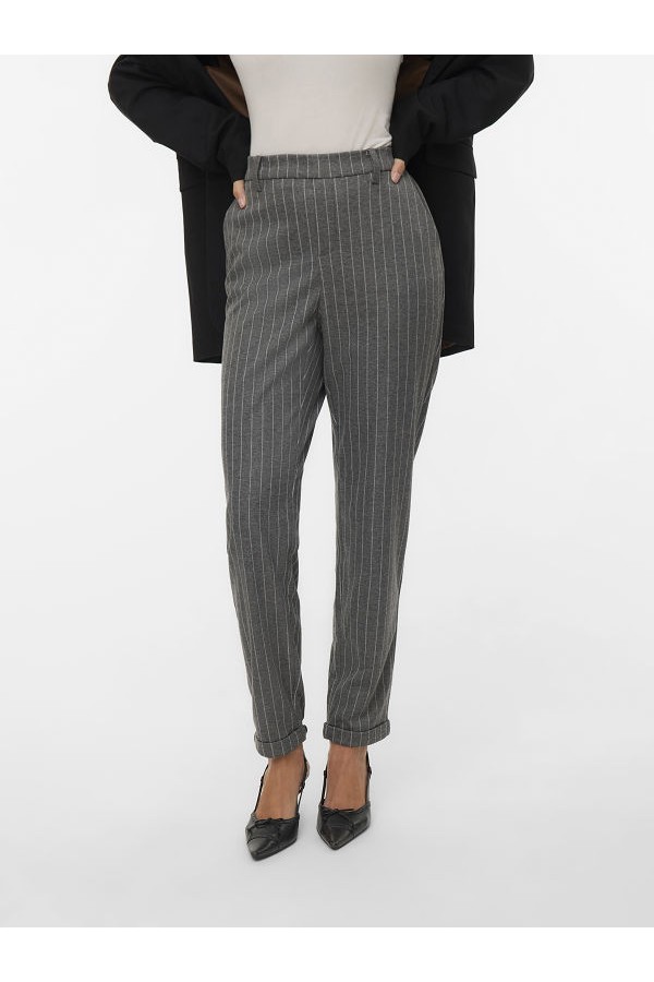 VMMAYA MACY MW LOOSE PANT NOOS - ΓΚΡΙ