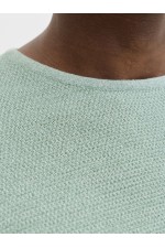 JJEGEORGE KNIT CREW NECK NOOS - ΠΡΑΣΙΝΟ