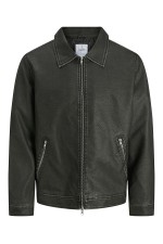 JJECASABLANCA PU JACKET NOOS - ΜΑΥΡΟ