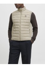JJEBRADLEY LIGHT BODYWARMER COLLAR NOOS - ΜΠΕΖ