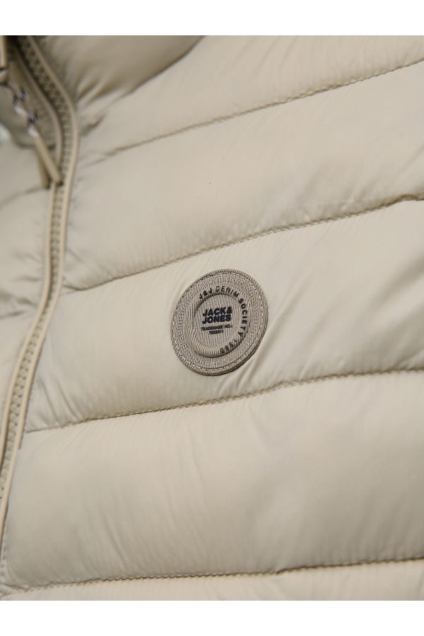 JJEBRADLEY LIGHT BODYWARMER COLLAR NOOS - ΜΠΕΖ