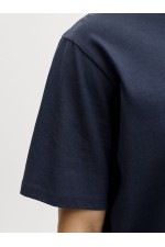 JJEDOVER DENIM TEE SS O-NECK SN - ΜΠΛΕ