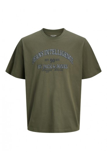 JJEDENVER GRAPHIC TEE SS O-NECK NOOS - ΧΑΚΙ