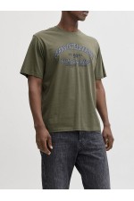JJEDENVER GRAPHIC TEE SS O-NECK NOOS - ΧΑΚΙ