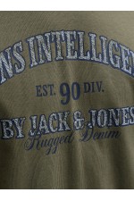 JJEDENVER GRAPHIC TEE SS O-NECK NOOS - ΧΑΚΙ