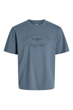 JJEDENVER GRAPHIC TEE SS O-NECK NOOS - ΜΠΛΕ