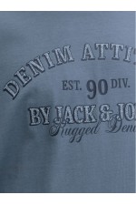 JJEDENVER GRAPHIC TEE SS O-NECK NOOS - ΜΠΛΕ