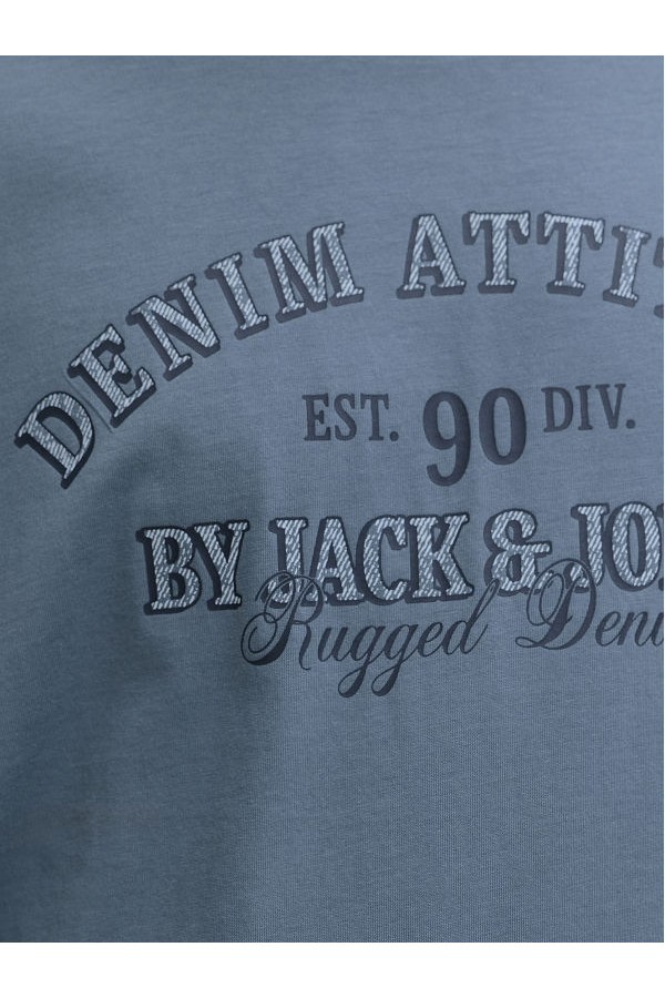 JJEDENVER GRAPHIC TEE SS O-NECK NOOS - ΜΠΛΕ