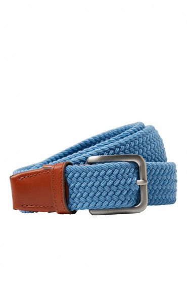 JACSPRING WOVEN BELT NOOS - ΜΠΛΕ ΑΝΟΙΧΤΟ