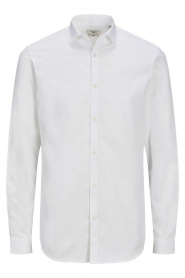 JPRBLACARDIFF SHIRT L/S NOOS - ΛΕΥΚΟ
