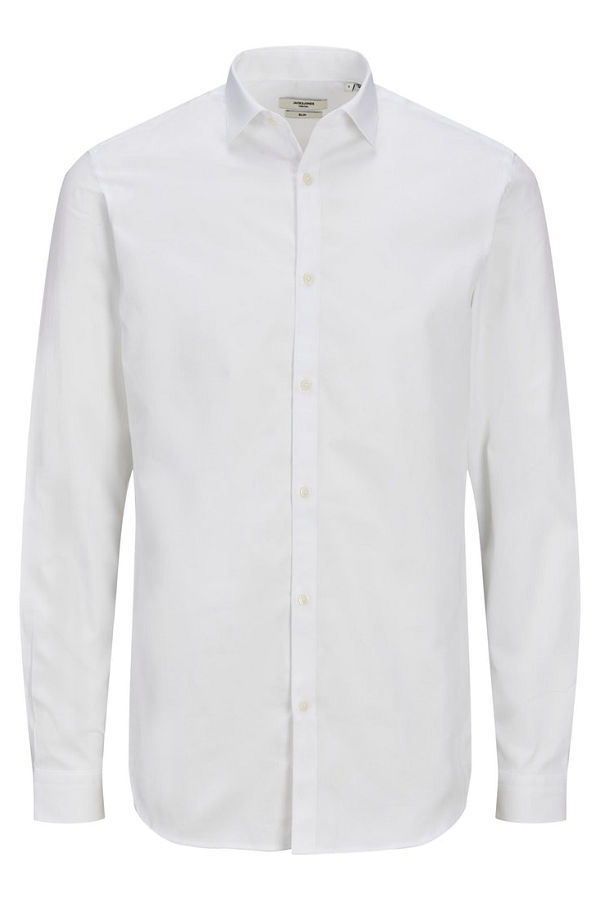 JPRBLACARDIFF SHIRT L/S NOOS - ΛΕΥΚΟ