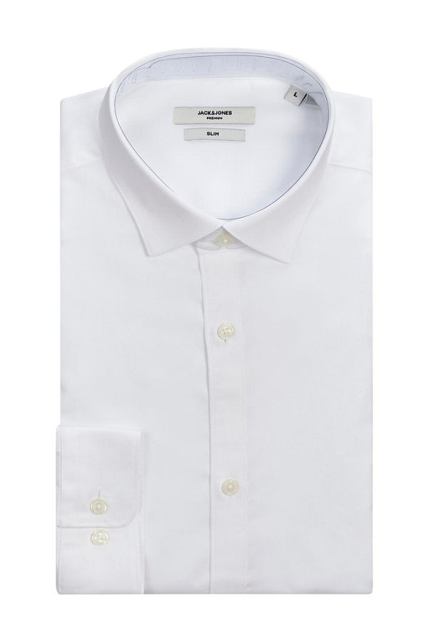 JPRBLACARDIFF SHIRT L/S NOOS - ΛΕΥΚΟ