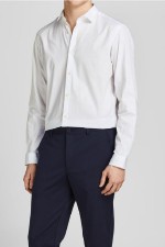 JPRBLACARDIFF SHIRT L/S NOOS - ΛΕΥΚΟ