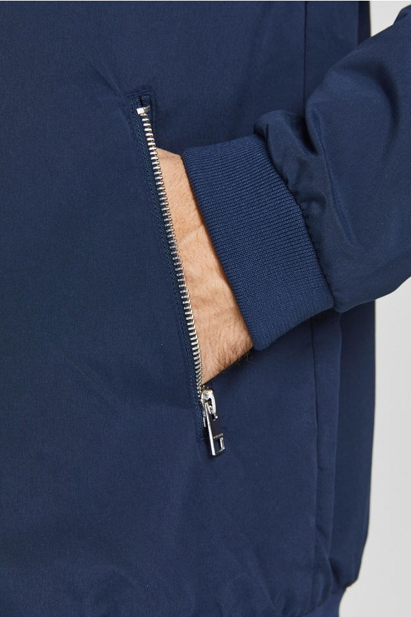 JJERUSH HARRINGTON BOMBER NOOS - ΜΠΛΕ