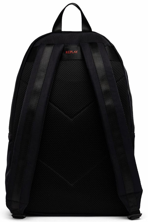 REPLAY BACKPACK MENS - ΜΑΥΡΟ