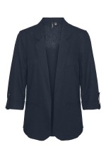 VMJESMILO 3/4 LOOSE BLAZER WVN GA NOOS - ΜΠΛΕ