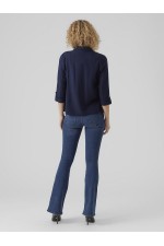 VMJESMILO 3/4 LOOSE BLAZER WVN GA NOOS - ΜΠΛΕ
