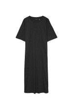 VMMOLLY SS OVERSIZE CALF DRESS NOOS - ΜΑΥΡΟ