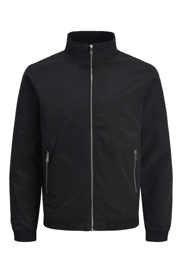 JJERUSH HARRINGTON BOMBER NOOS - ΜΑΥΡΟ
