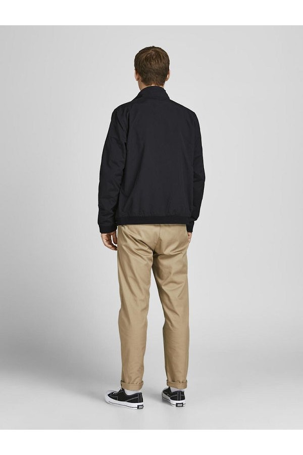 JJERUSH HARRINGTON BOMBER NOOS - ΜΑΥΡΟ