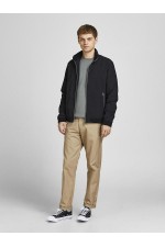 JJERUSH HARRINGTON BOMBER NOOS - ΜΑΥΡΟ