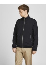 JJERUSH HARRINGTON BOMBER NOOS - ΜΑΥΡΟ