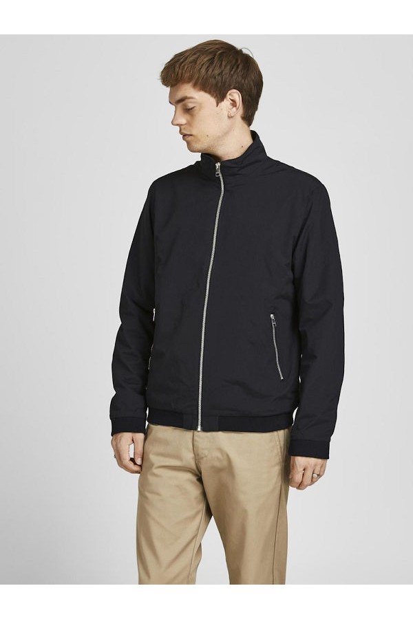 JJERUSH HARRINGTON BOMBER NOOS - ΜΑΥΡΟ