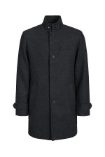 JJEMELTON WOOL BLEND COAT SN - ΓΚΡΙ