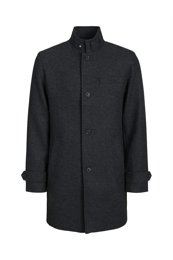 JJEMELTON WOOL BLEND COAT SN - ΓΚΡΙ