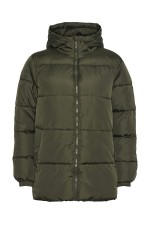 PCMADDIE PUFFER JACKET NOODS BC - ΧΑΚΙ