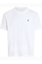 CALVIN KLEIN SERIF FONT GRAPHIC TEE - ΛΕΥΚΟ