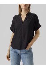 VMBEAUTY SS TOP WVN GA NOOS - ΜΑΥΡΟ