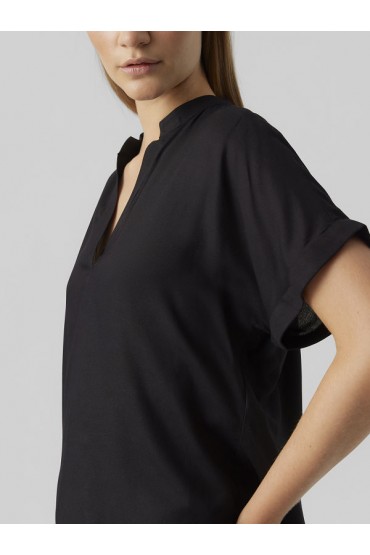 VMBEAUTY SS TOP WVN GA NOOS - ΜΑΥΡΟ