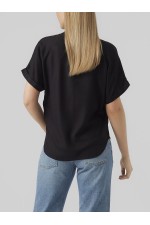 VMBEAUTY SS TOP WVN GA NOOS - ΜΑΥΡΟ