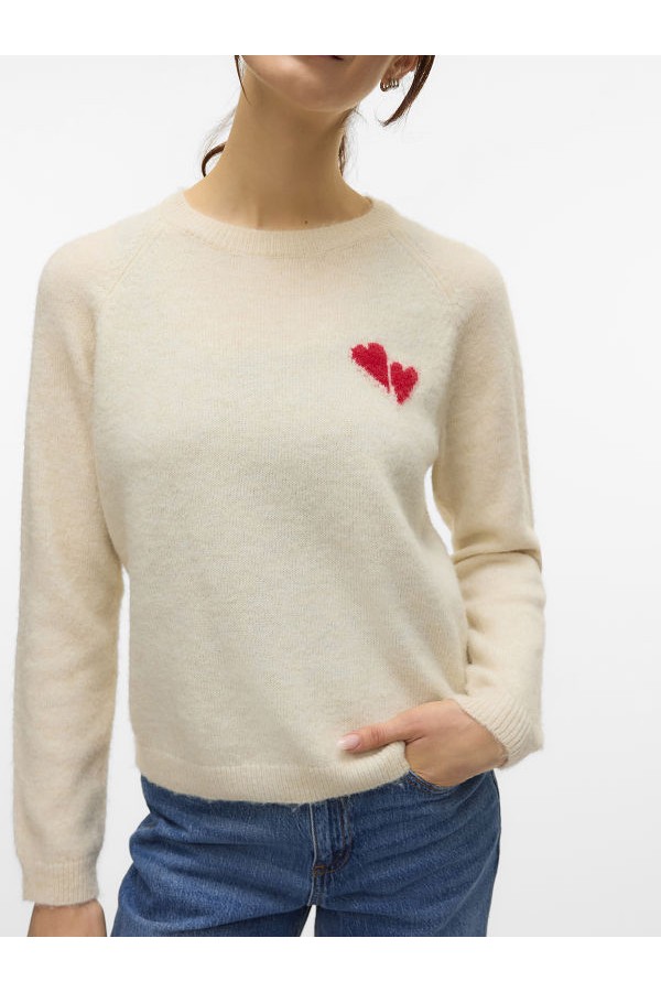 VMBAM LS O-NECK PULLOVER BOO ENT - ΜΠΕΖ