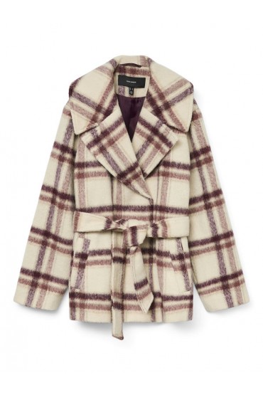 VMVERA SHIRLEY CHECK JACKET BOO - ΜΠΕΖ