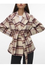 VMVERA SHIRLEY CHECK JACKET BOO - ΜΠΕΖ