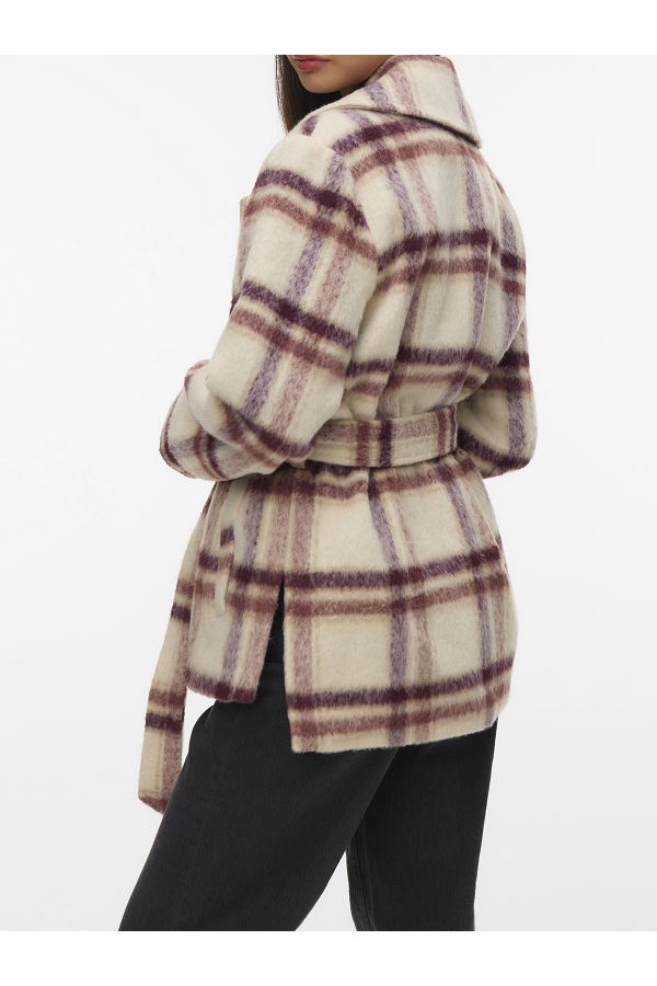 VMVERA SHIRLEY CHECK JACKET BOO - ΜΠΕΖ