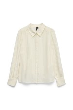 VMMILLIE LS SHIRT WVN GA - ΜΠΕΖ