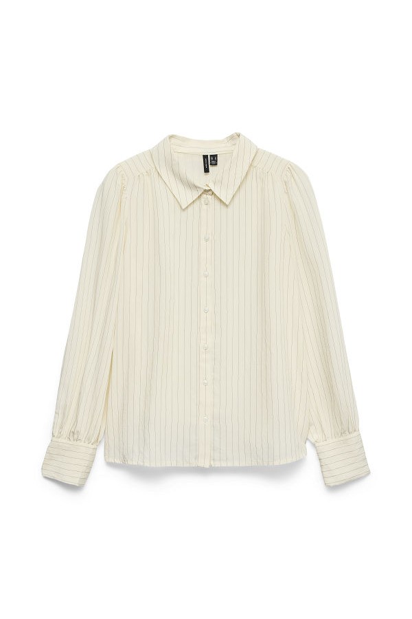 VMMILLIE LS SHIRT WVN GA - ΜΠΕΖ