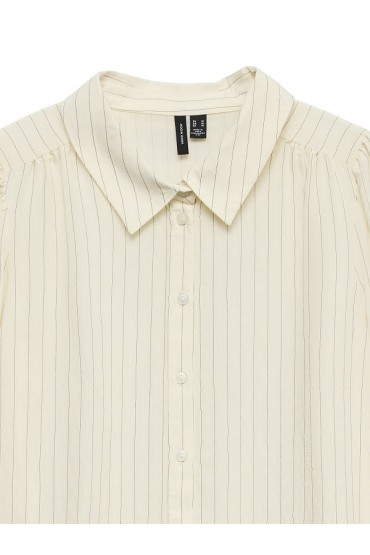 VMMILLIE LS SHIRT WVN GA - ΜΠΕΖ