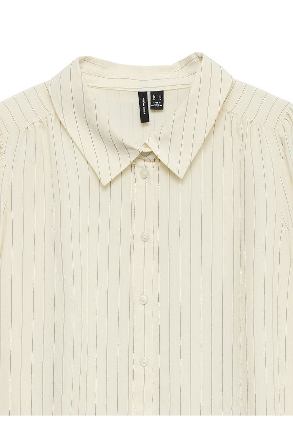 VMMILLIE LS SHIRT WVN GA - ΜΠΕΖ